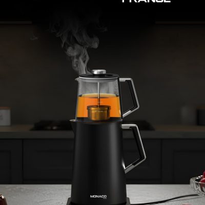 چای‌ساز موناکو مدل 1090 فرانسه | لمسی، 2200 وات، 4 حالت دما